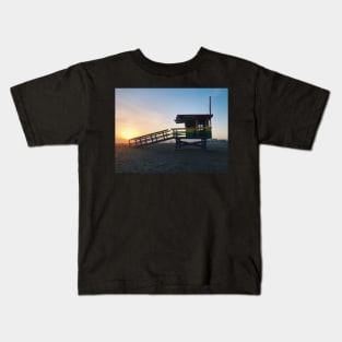 Venice Beach Pride Lifeguard Station Kids T-Shirt